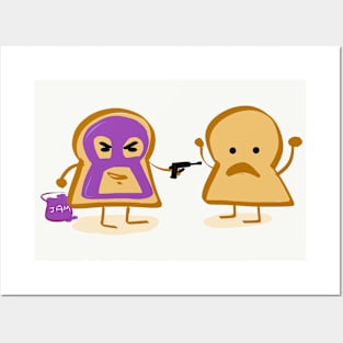 Funny bread Posters and Art